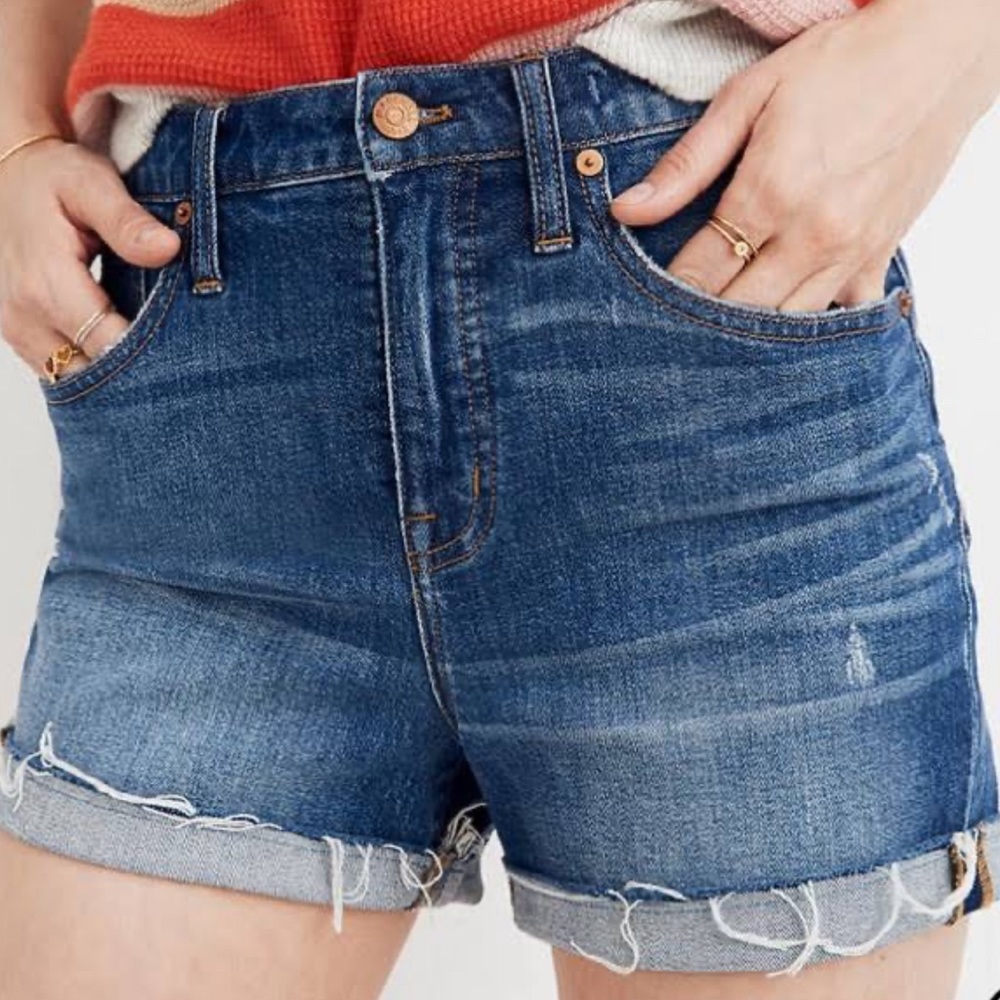 Madewell Curvy High-Rise Denim Shorts